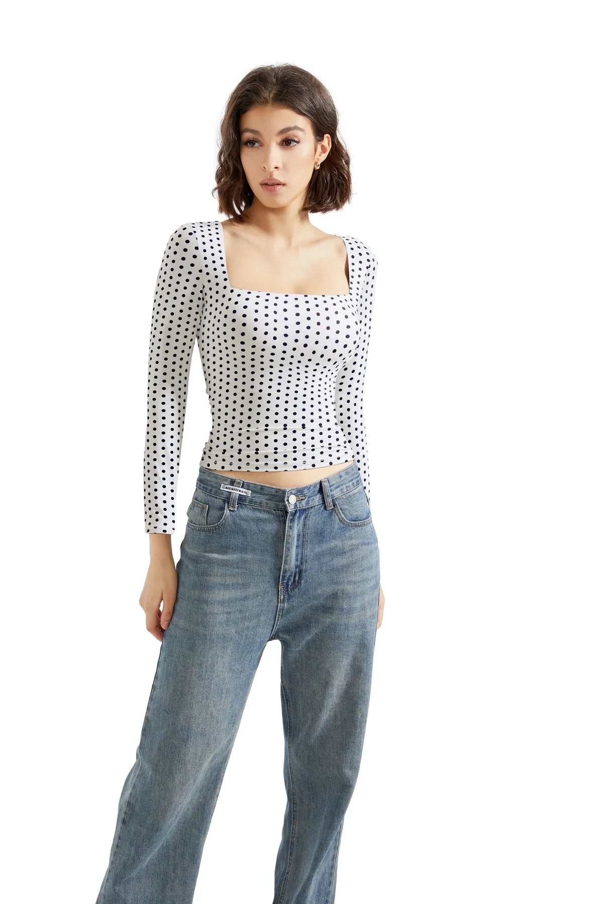 Buttery Soft Square Neck Shirt - Long Sleeve