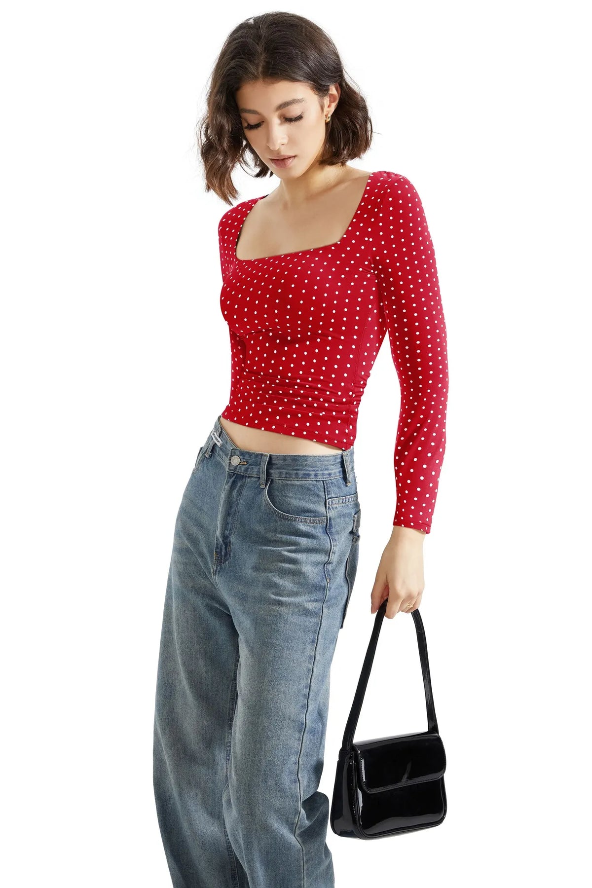 Buttery Soft Square Neck Shirt - Long Sleeve