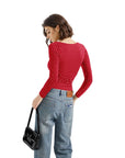 Buttery Soft Square Neck Shirt - Long Sleeve
