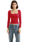 Buttery Soft Square Neck Shirt - Long Sleeve