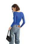 Buttery Soft Square Neck Shirt - Long Sleeve