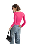 Buttery Soft Square Neck Shirt - Long Sleeve