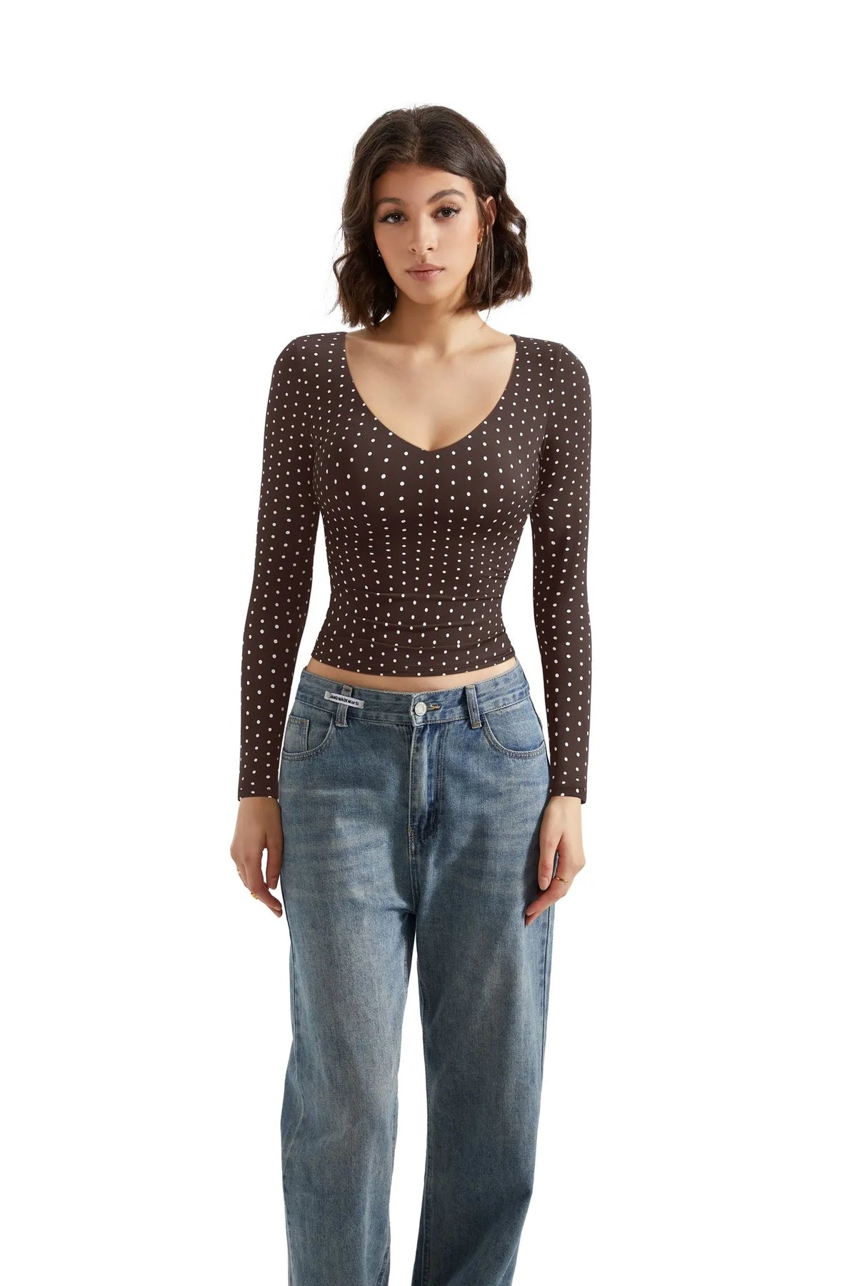 Buttery Soft V Neck Shirt - Long Sleeve