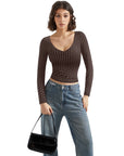 Buttery Soft V Neck Shirt - Long Sleeve