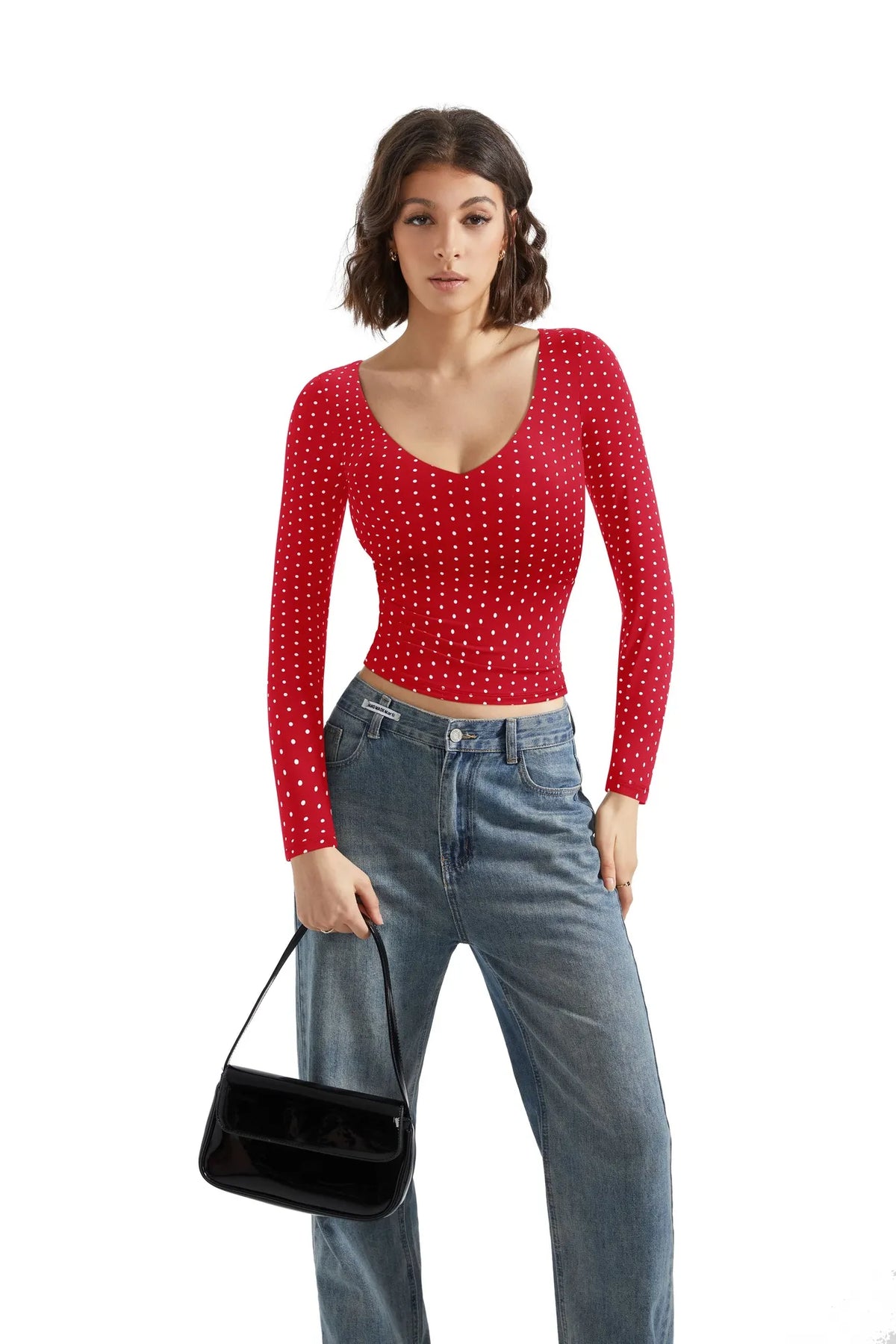 Buttery Soft V Neck Shirt - Long Sleeve