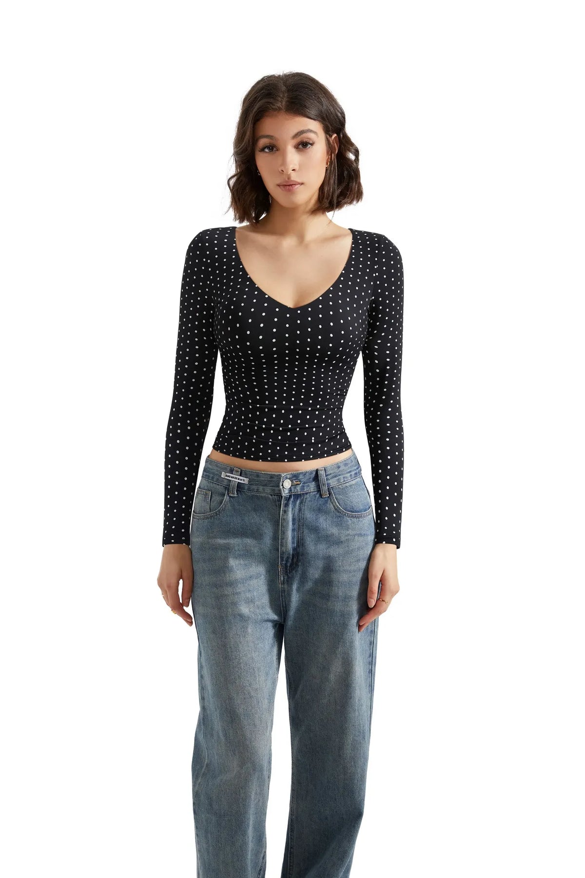 Buttery Soft V Neck Shirt - Long Sleeve