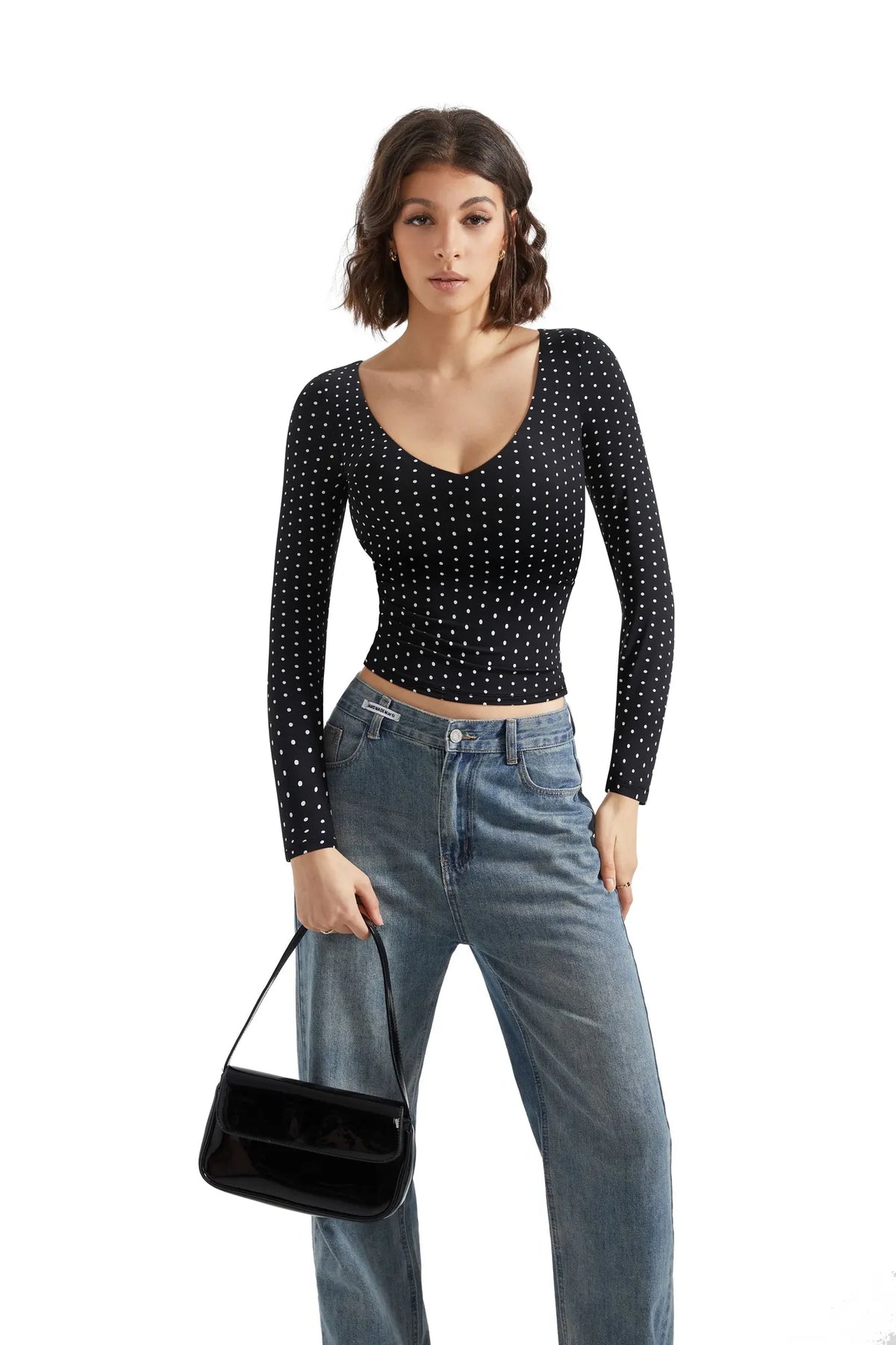 Buttery Soft V Neck Shirt - Long Sleeve