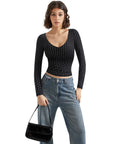 Buttery Soft V Neck Shirt - Long Sleeve