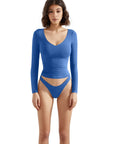 Buttery Soft V Neck Shirt - Long Sleeve