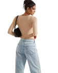 Buttery Soft V Neck Shirt - Long Sleeve