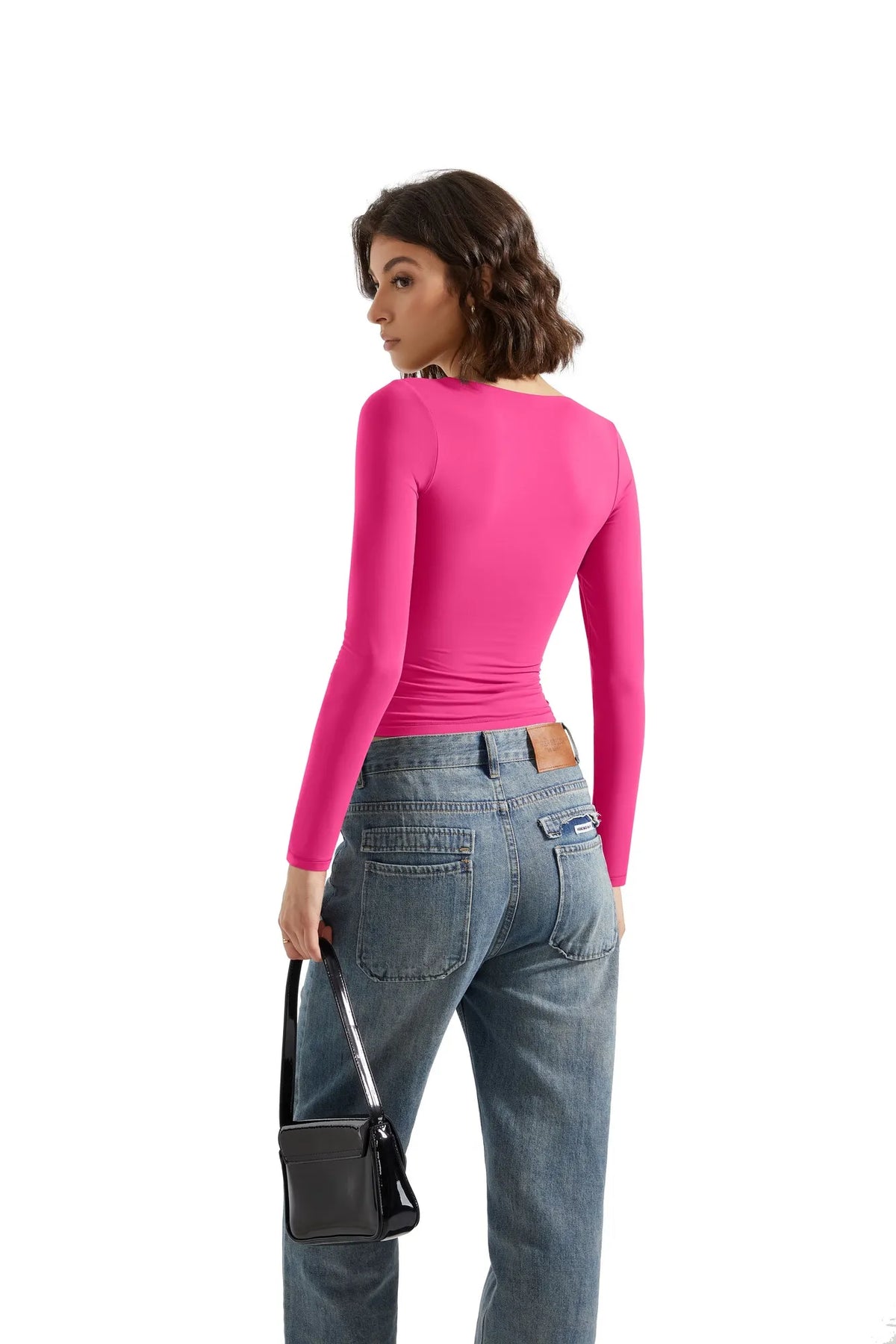 Buttery Soft V Neck Shirt - Long Sleeve