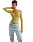 Buttery Soft V Neck Shirt - Long Sleeve