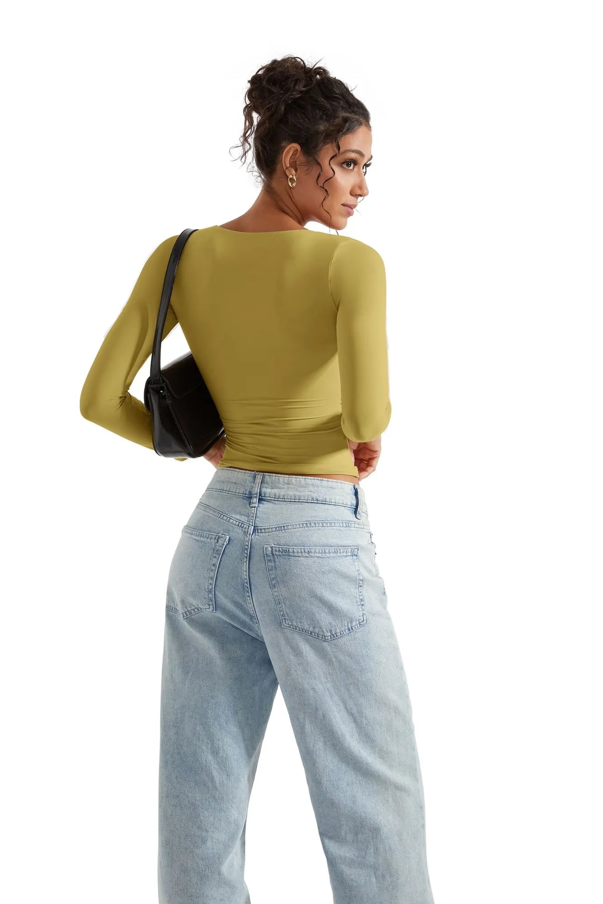 Buttery Soft V Neck Shirt - Long Sleeve