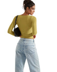 Buttery Soft V Neck Shirt - Long Sleeve