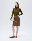 SUUKSESS Women Cashmere Turtleneck Long Sleeve Shirt Fitted Fall Basic Thermal Tops Fall Fashion-SUUKSESS-SUUKSESS