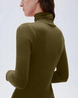 SUUKSESS Women Cashmere Turtleneck Long Sleeve Shirt Fitted Fall Basic Thermal Tops Fall Fashion-SUUKSESS-SUUKSESS