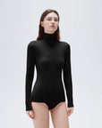 SUUKSESS Women Cashmere Turtleneck Long Sleeve Shirt Fitted Fall Basic Thermal Tops Fall Fashion-SUUKSESS-Black-XS-SUUKSESS