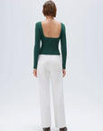 SUUKSESS Women Backless Going Out Tops Padded Modal Basic Long Sleeve Shirts-SUUKSESS-SUUKSESS