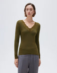 Cloud Cashmere Lace Shirt - Long Sleeve-Clothing-SUUKSESS-SUUKSESS