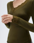 Cloud Cashmere Lace Shirt - Long Sleeve-Clothing-SUUKSESS-SUUKSESS