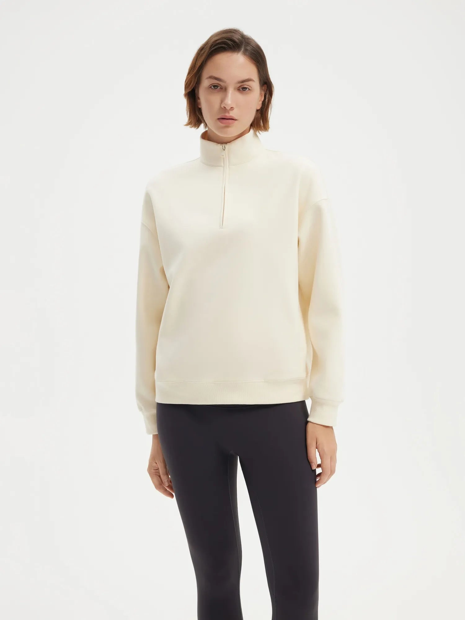 SUUKSESS Sweatshirts for Women Zipper Hoodies Fall Fashion Pullover Long Sleeve Shirts Thumb Holes Outfits Clothes-SUUKSESS-SUUKSESS