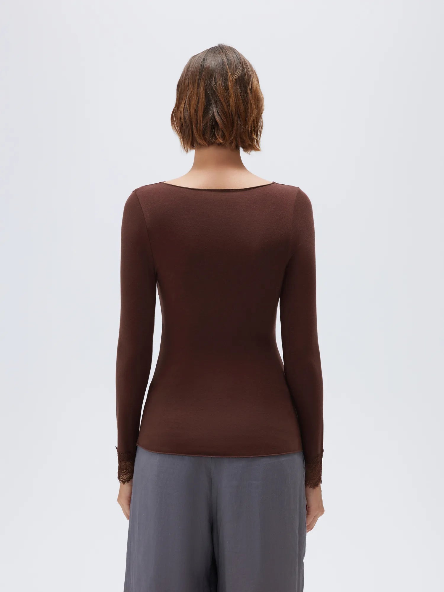 Cloud Cashmere Lace Shirt - Long Sleeve-Clothing-SUUKSESS-SUUKSESS