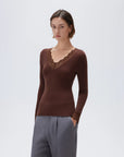 Cloud Cashmere Lace Shirt - Long Sleeve-Clothing-SUUKSESS-SUUKSESS