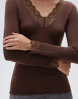 Cloud Cashmere Lace Shirt - Long Sleeve-Clothing-SUUKSESS-SUUKSESS