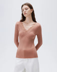 Cloud Cashmere Lace Shirt - Long Sleeve-Clothing-SUUKSESS-SUUKSESS