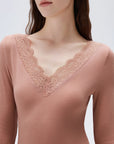 Cloud Cashmere Lace Shirt - Long Sleeve-Clothing-SUUKSESS-SUUKSESS