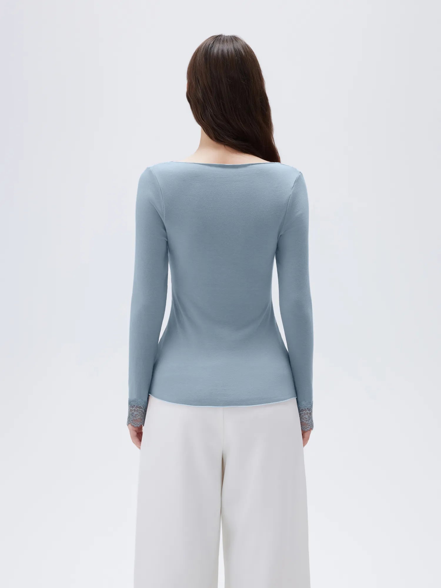 Cloud Cashmere Lace Shirt - Long Sleeve-Clothing-SUUKSESS-SUUKSESS