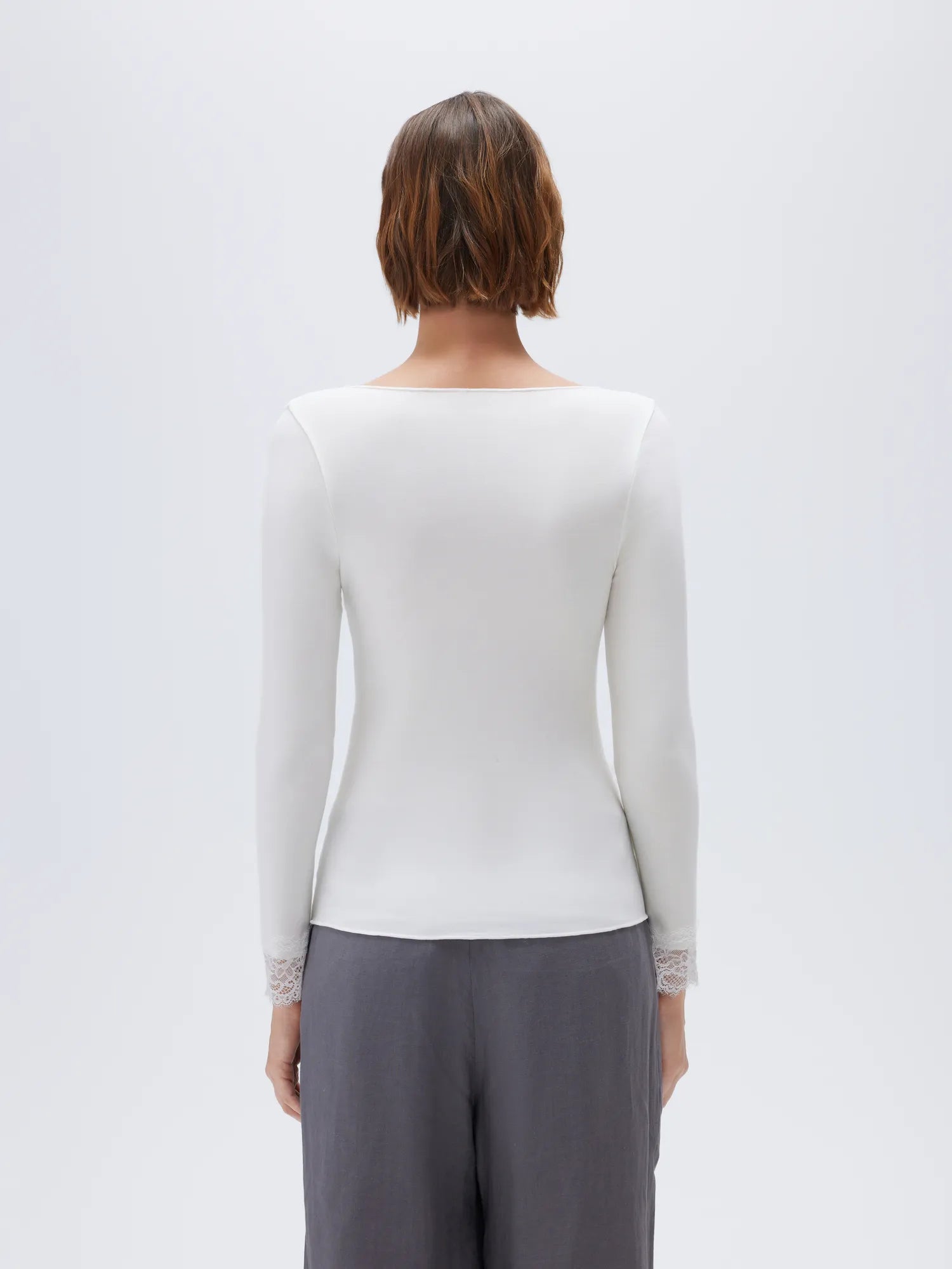 Cloud Cashmere Lace Shirt - Long Sleeve-Clothing-SUUKSESS-SUUKSESS