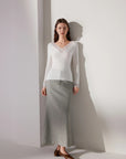 Cloud Cashmere Lace Shirt - Long Sleeve-Clothing-SUUKSESS-SUUKSESS