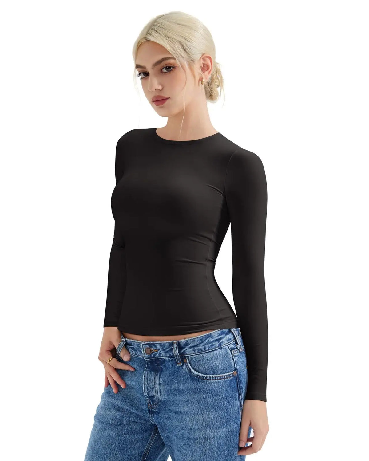 Buttery Soft Crew Neck Shirt - Long Sleeve