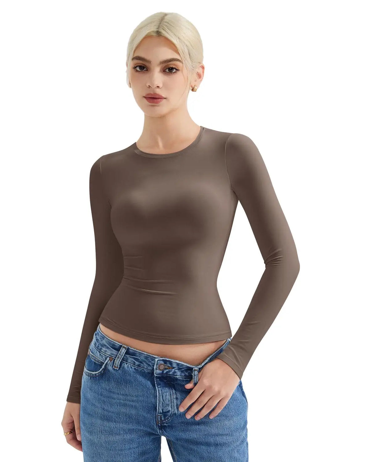 Buttery Soft Crew Neck Shirt - Long Sleeve