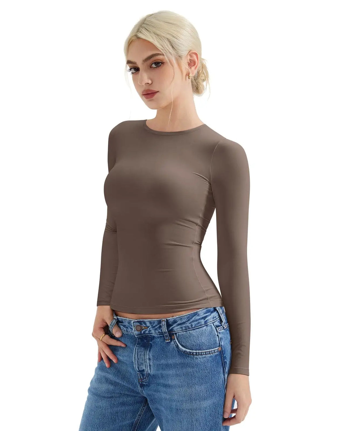 Buttery Soft Crew Neck Shirt - Long Sleeve