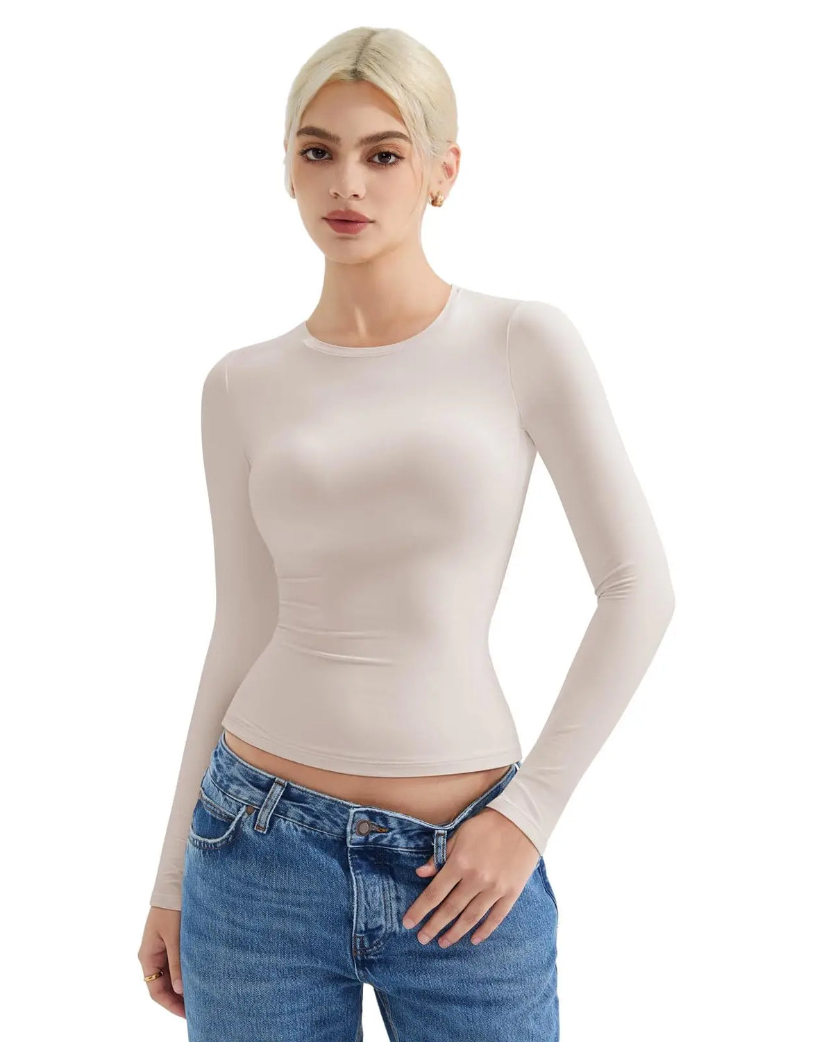 Buttery Soft Crew Neck Shirt - Long Sleeve