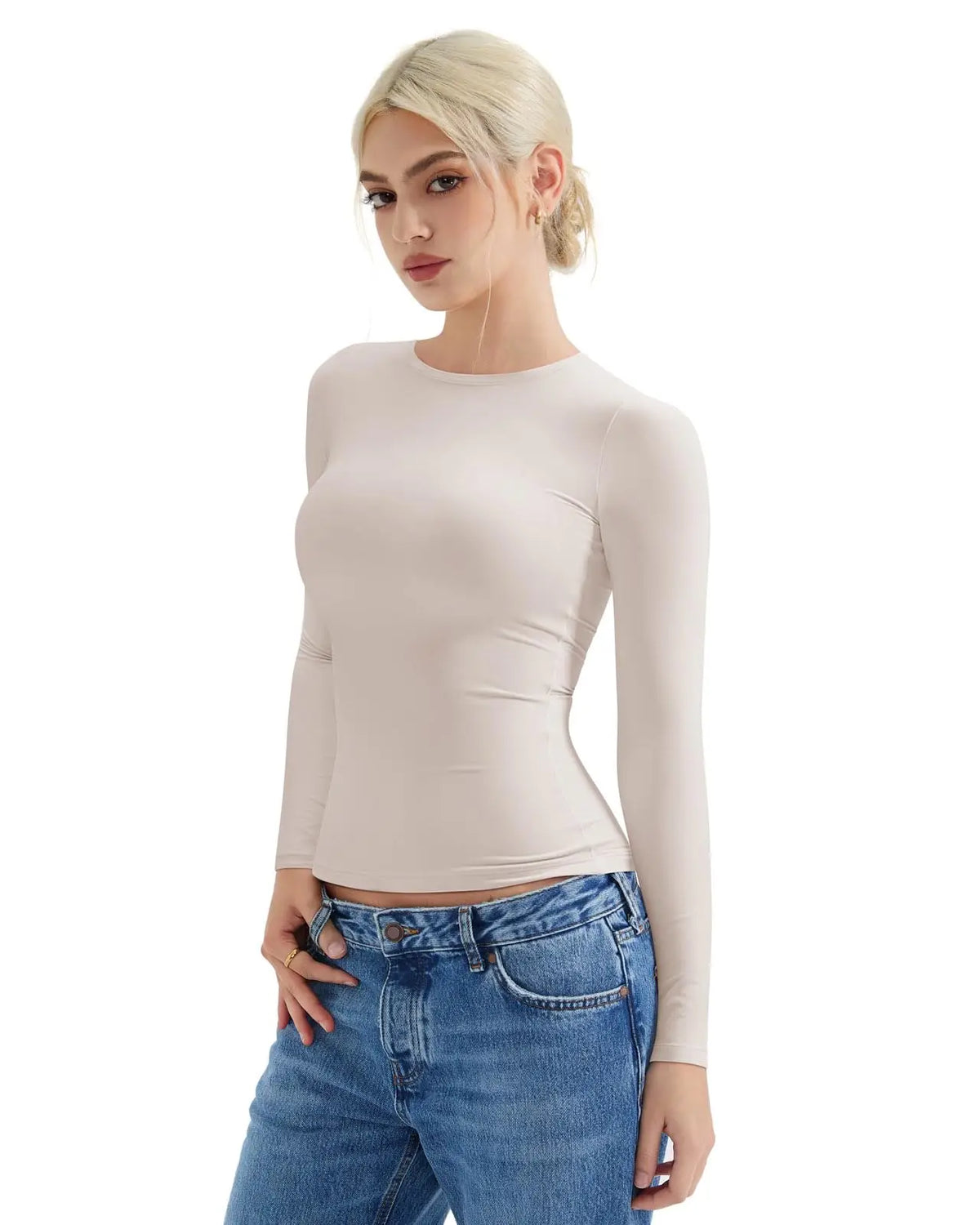 Buttery Soft Crew Neck Shirt - Long Sleeve