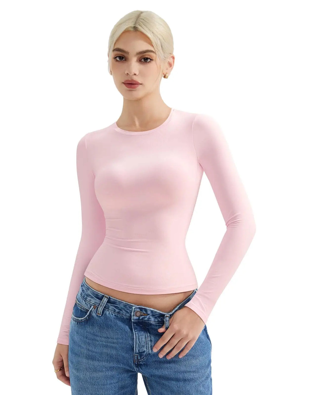 Buttery Soft Crew Neck Shirt - Long Sleeve