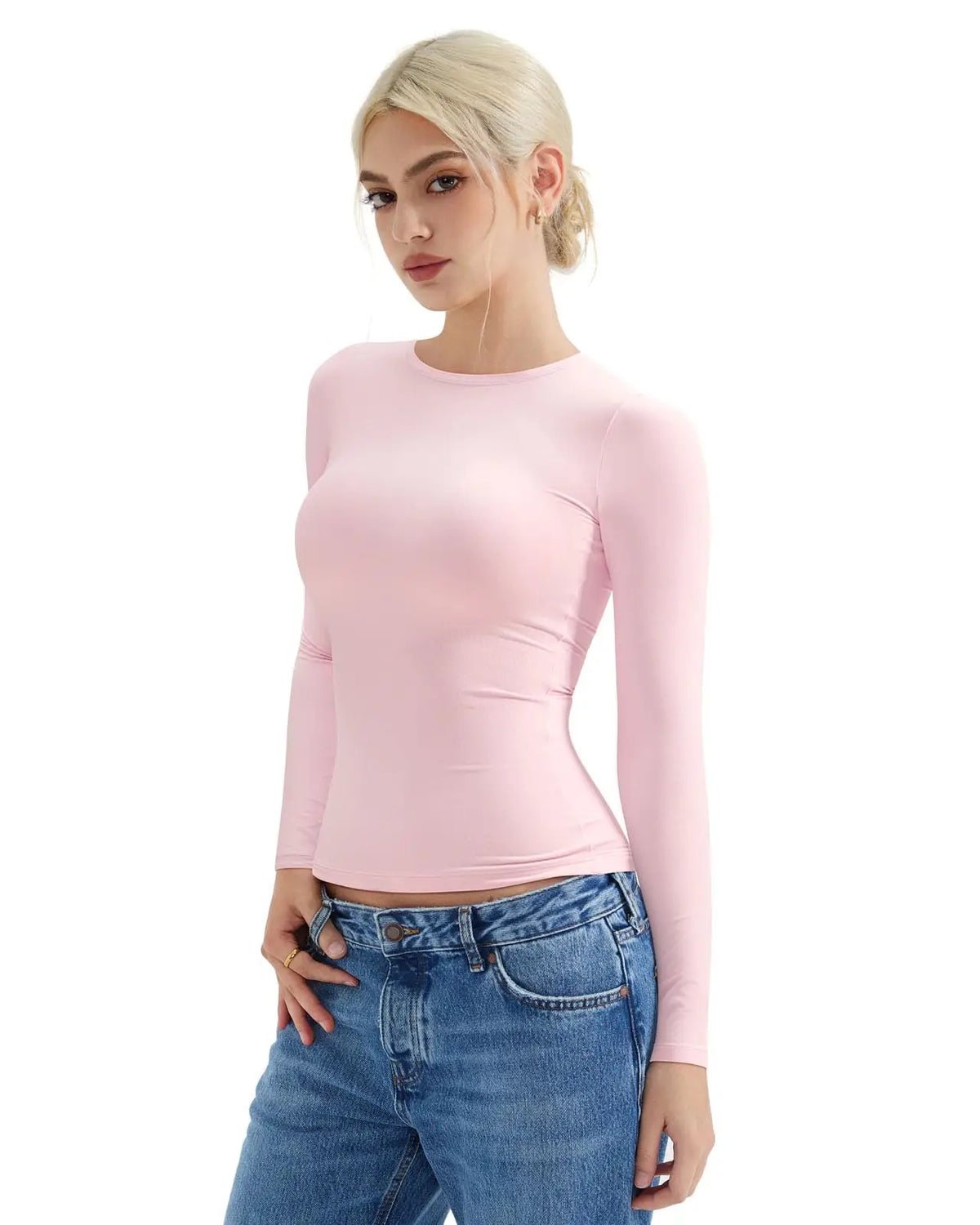 Buttery Soft Crew Neck Shirt - Long Sleeve