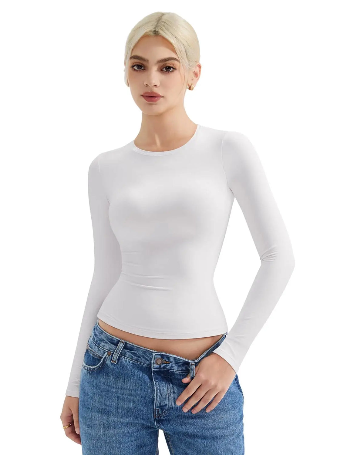Buttery Soft Crew Neck Shirt - Long Sleeve