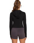 Golden Zip Up Athletic Tops Workout Jackets-SUUKSESS-SUUKSESS