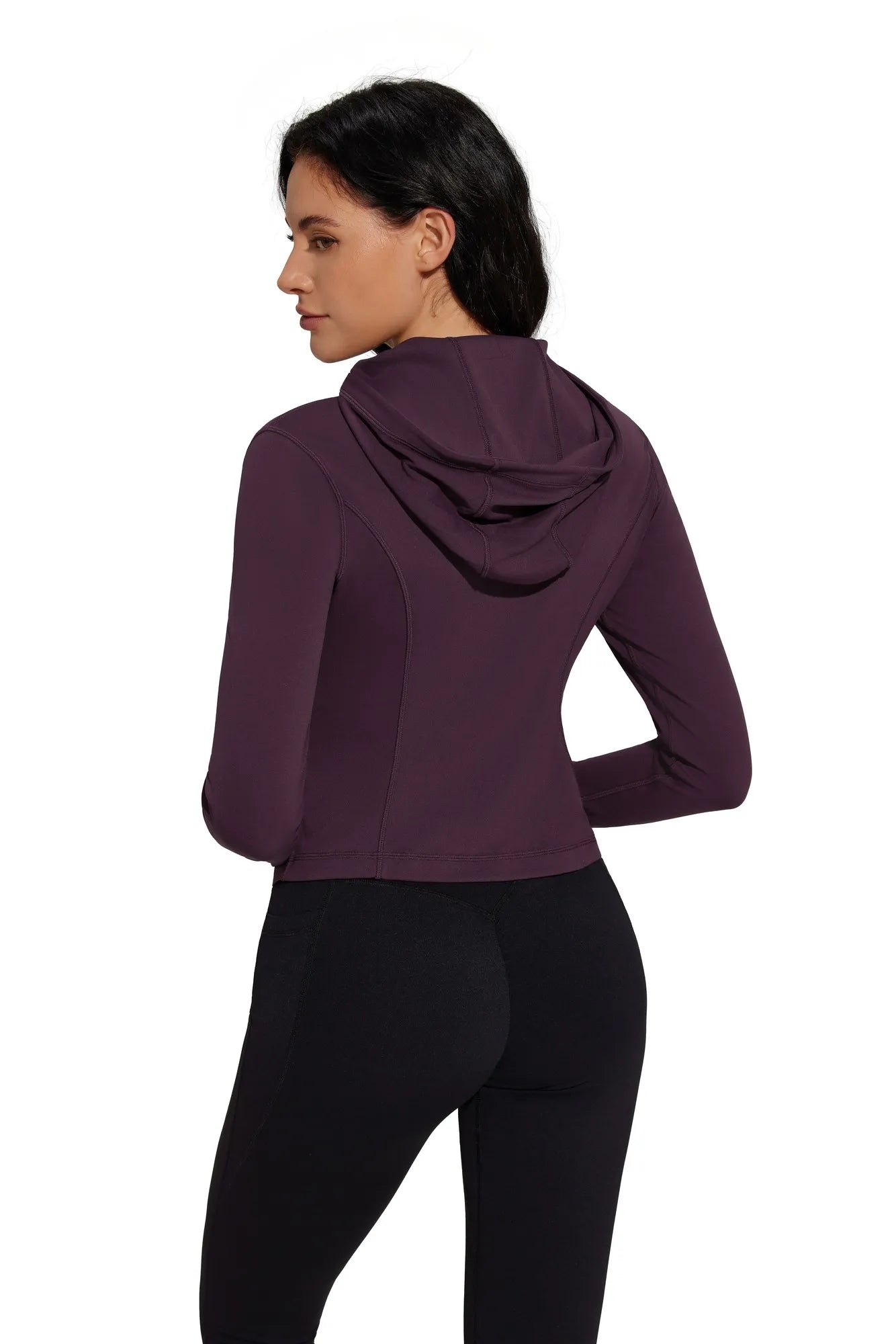 Golden Zip Up Athletic Tops Workout Jackets-SUUKSESS-SUUKSESS