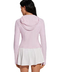 Golden Zip Up Athletic Tops Workout Jackets-SUUKSESS-SUUKSESS