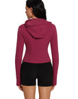 Golden Zip Up Athletic Tops Workout Jackets-SUUKSESS-SUUKSESS