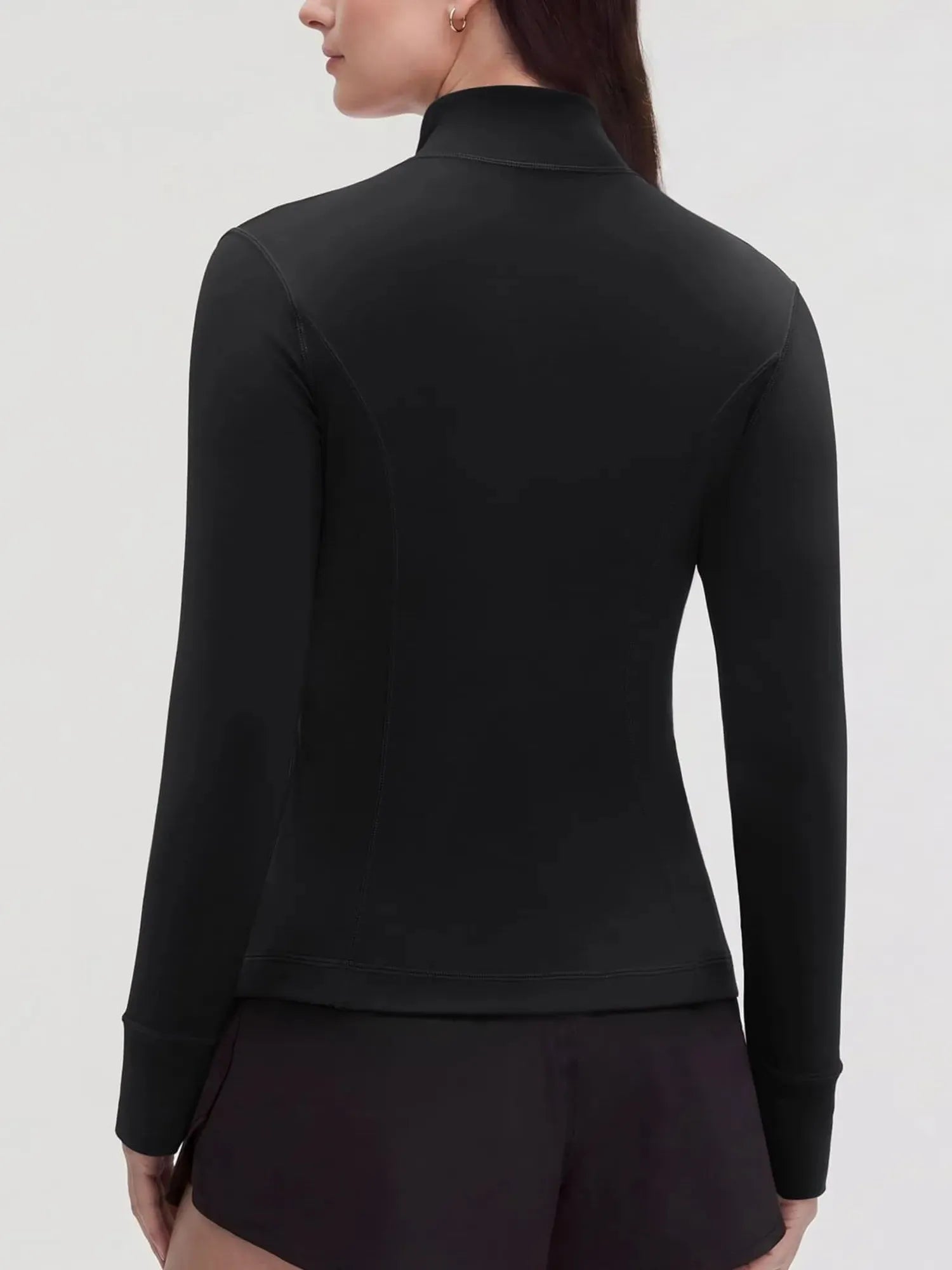 Golden Zip Up Workout Jackets-SUUKSESS-SUUKSESS