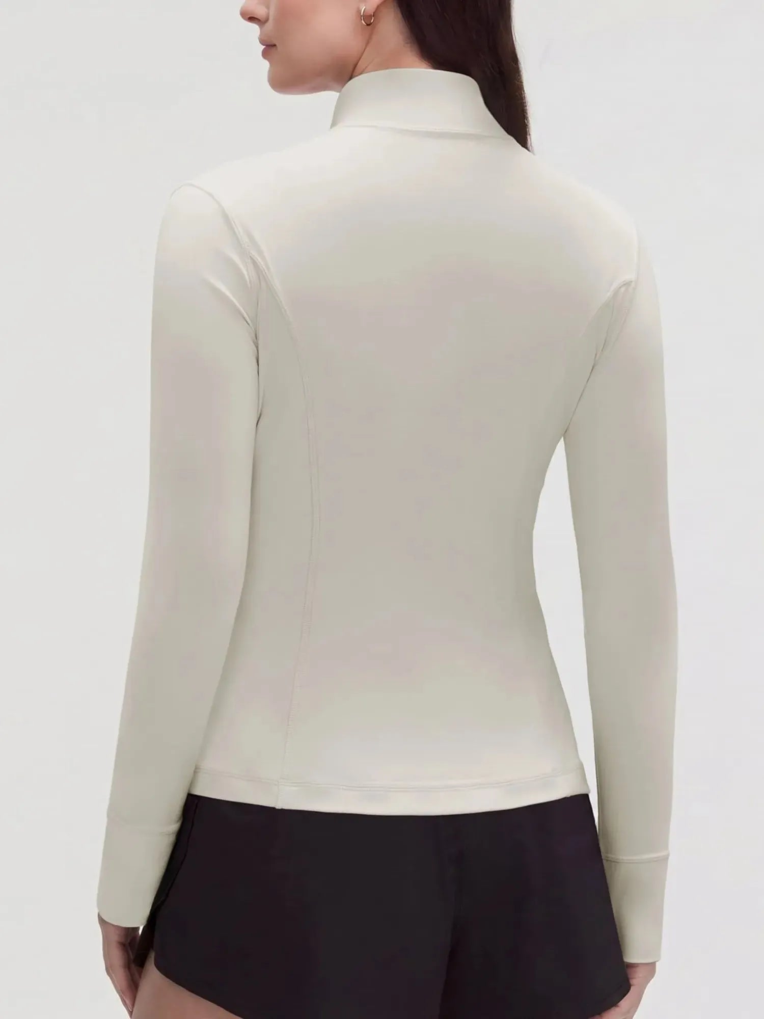 Golden Zip Up Workout Jackets-SUUKSESS-SUUKSESS