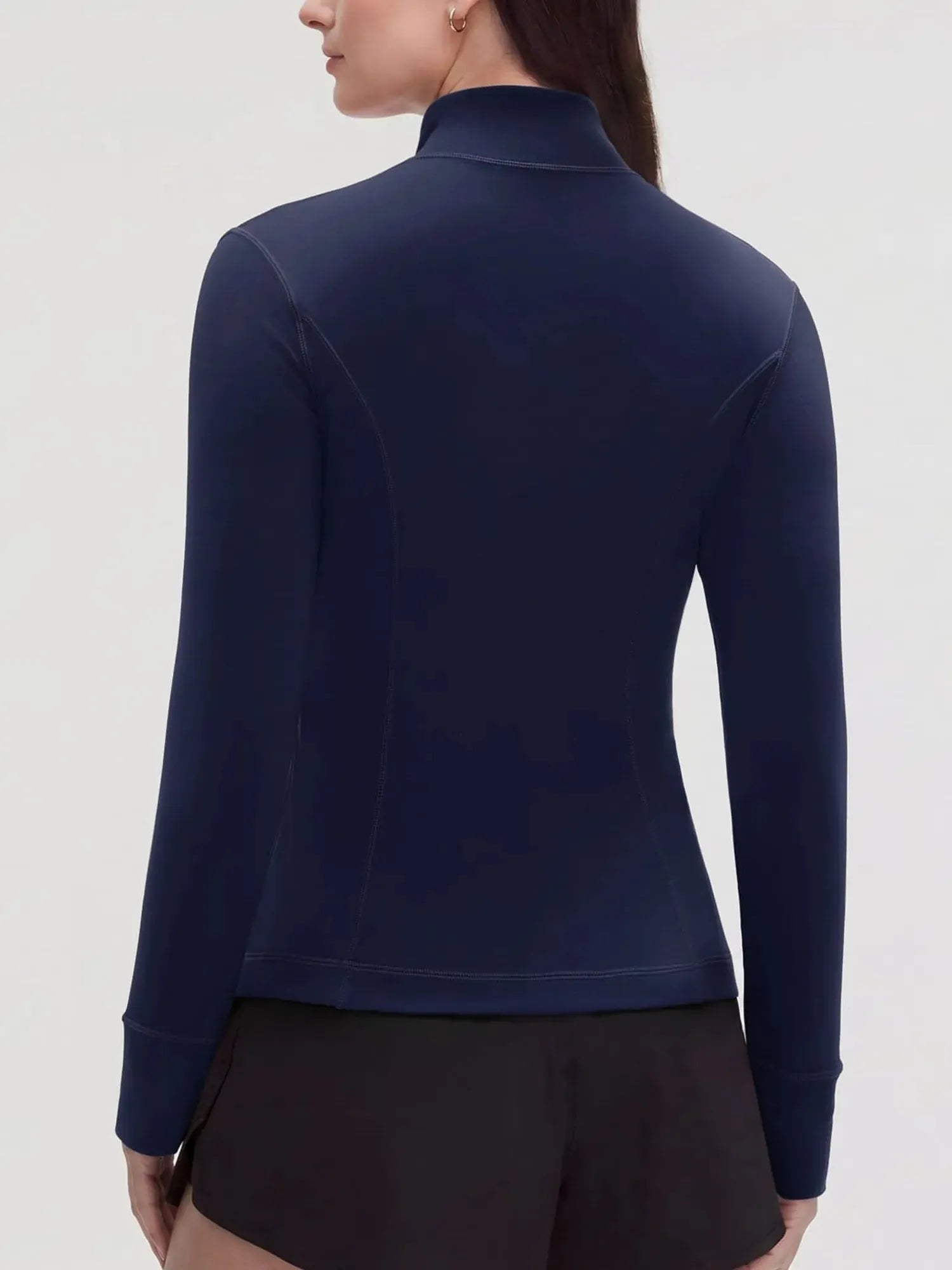 Golden Zip Up Workout Jackets-SUUKSESS-SUUKSESS