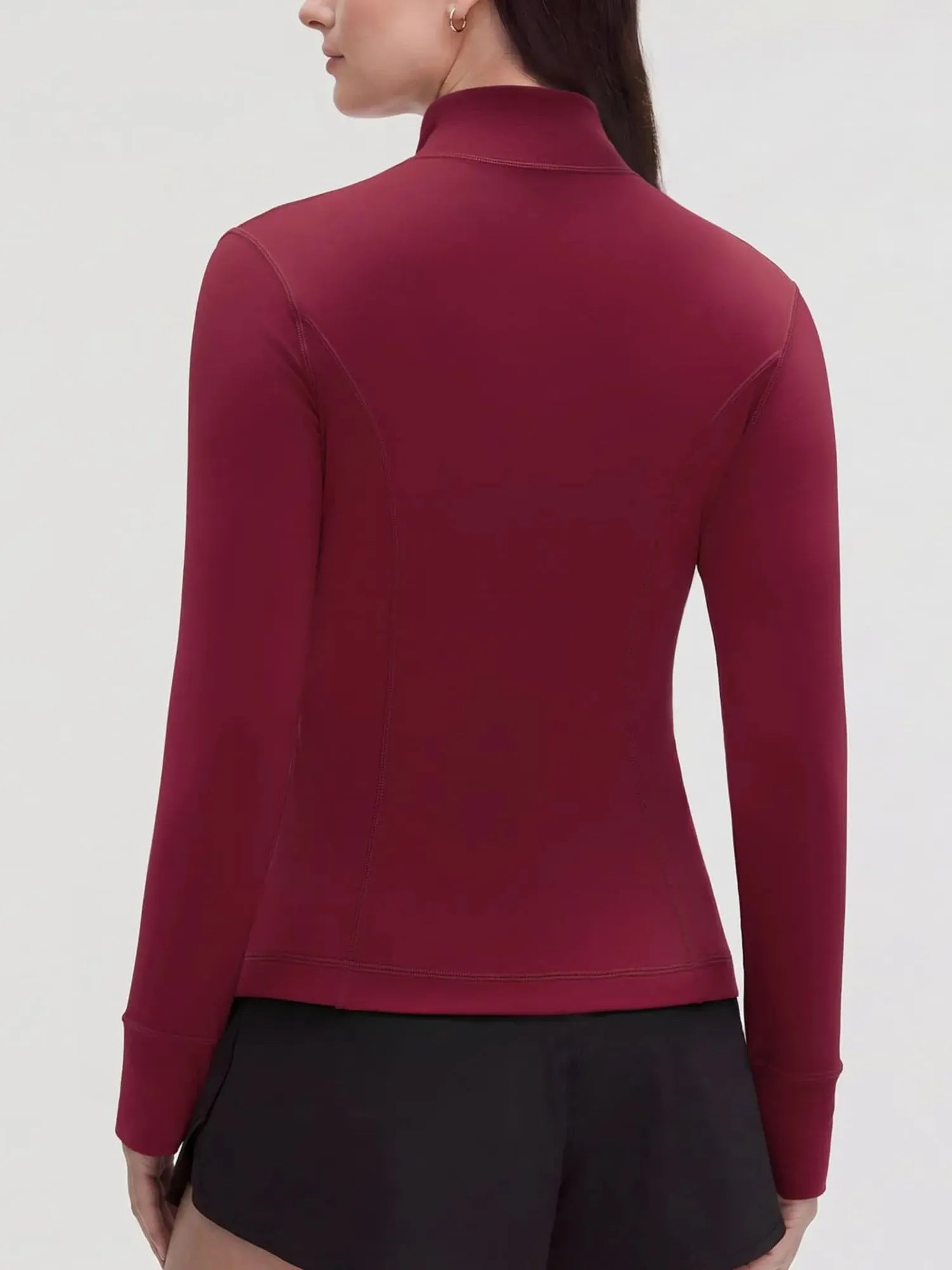Golden Zip Up Workout Jackets-SUUKSESS-SUUKSESS