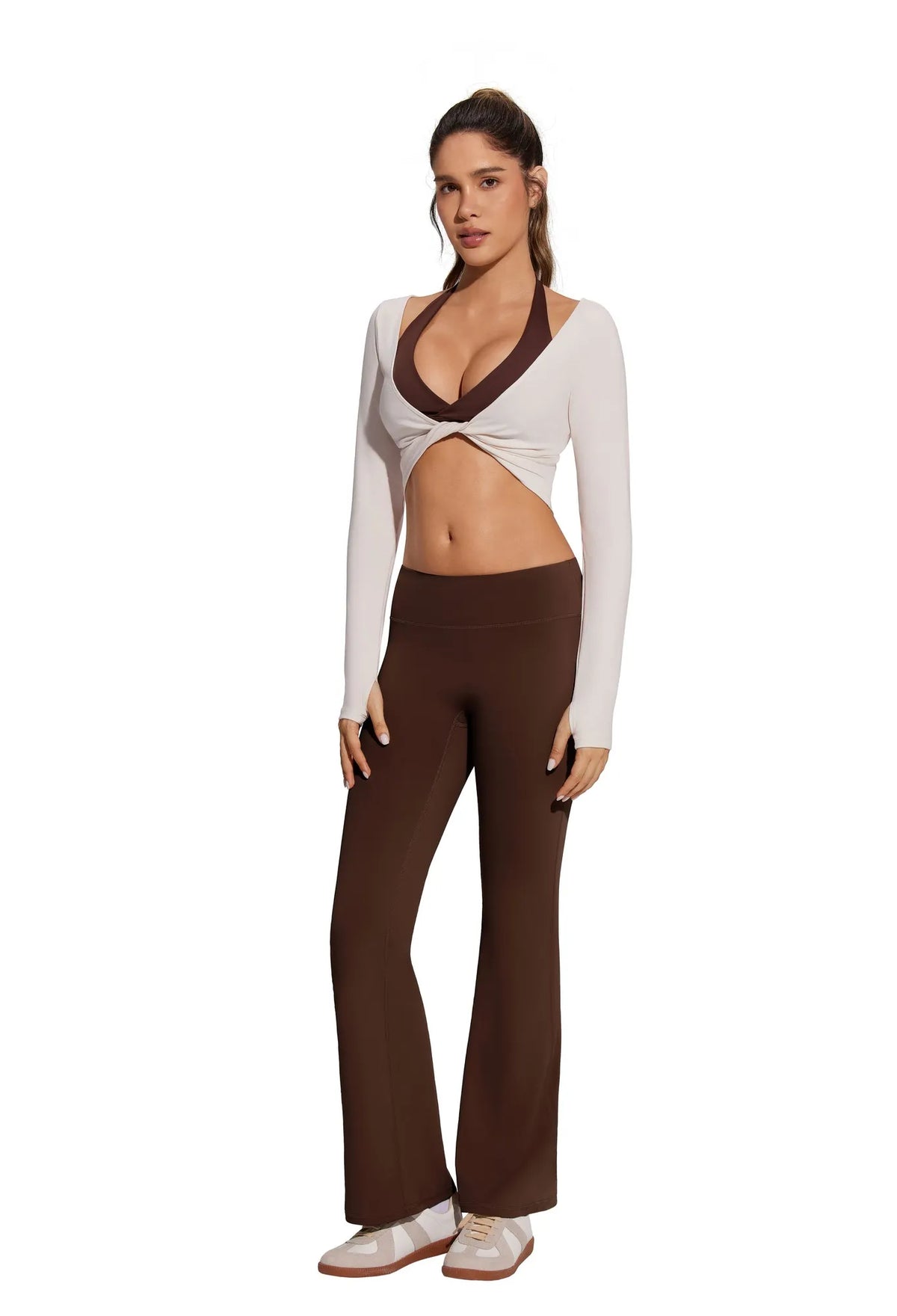 Bolero Shrug Pilates Wrap Tops - Long Sleeve
